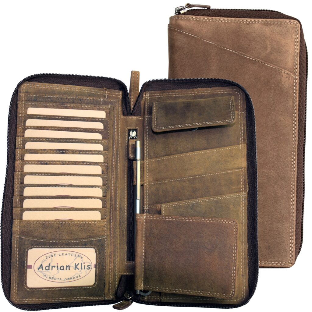 Travel Organizer in Buffalo Leather Shop Online Royal BC Museum