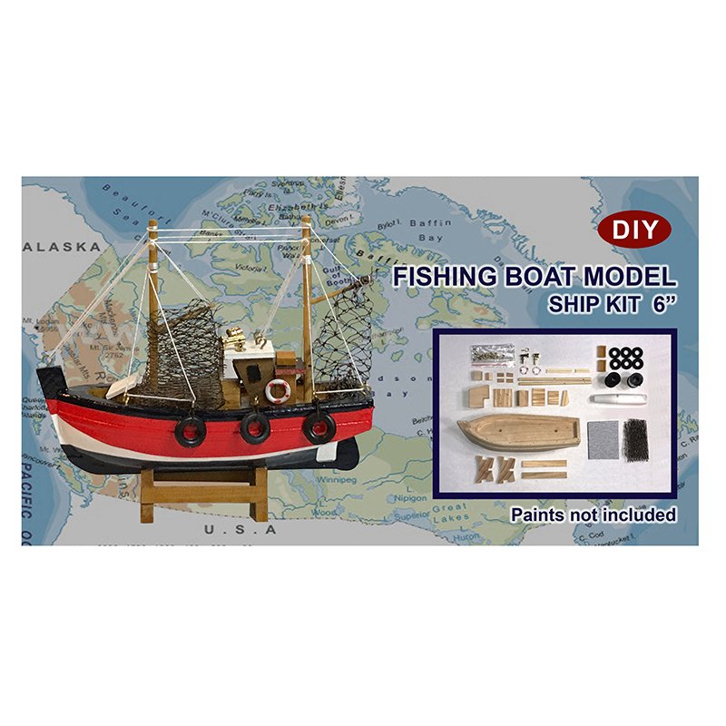 Fishing Boat DIY Kit 6″, Shop Online