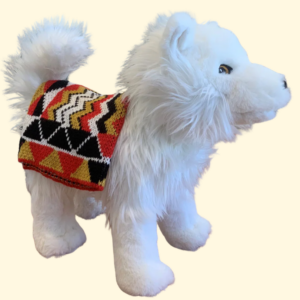 Woolly Dog with Blanket